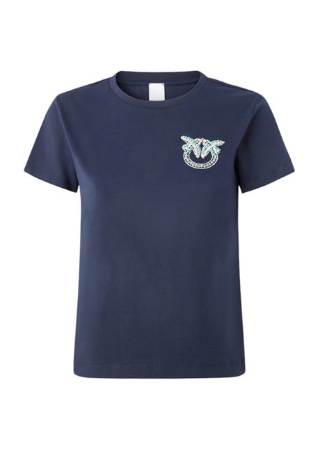 T-shirt with embroidered logo PINKO | T-shirt | 103320 A2G7G1A